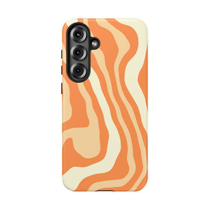 Peach Cream Swirl Tough Phone Case