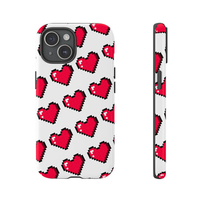 Pixel Heart Tough Phone Case