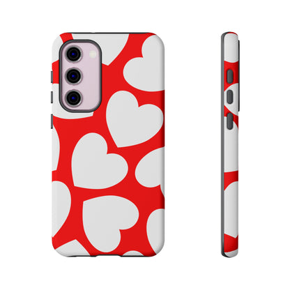 Love Pop Red Heart Tough Phone Case
