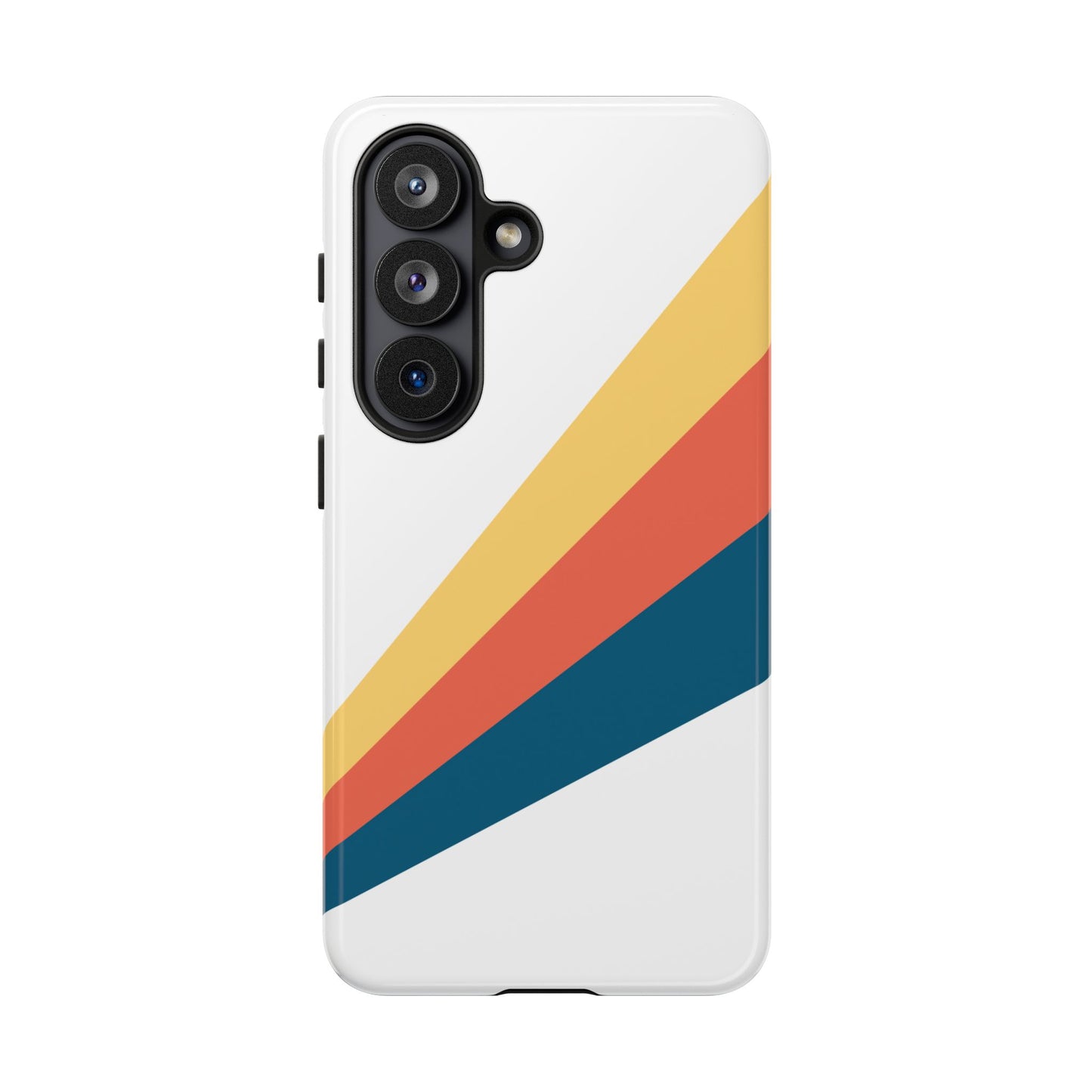 Diagonal Color Stripe Tough Phone Case