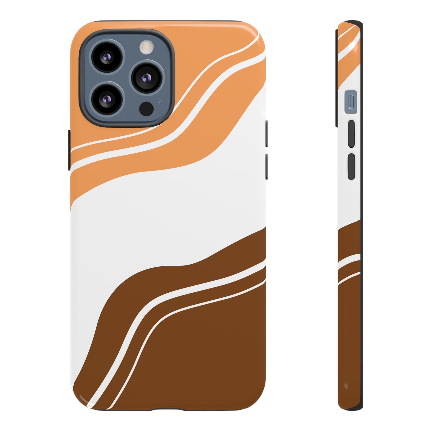 Caramel Cream Wave Tough Phone Case
