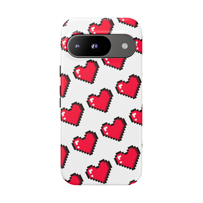 Pixel Heart Tough Phone Case