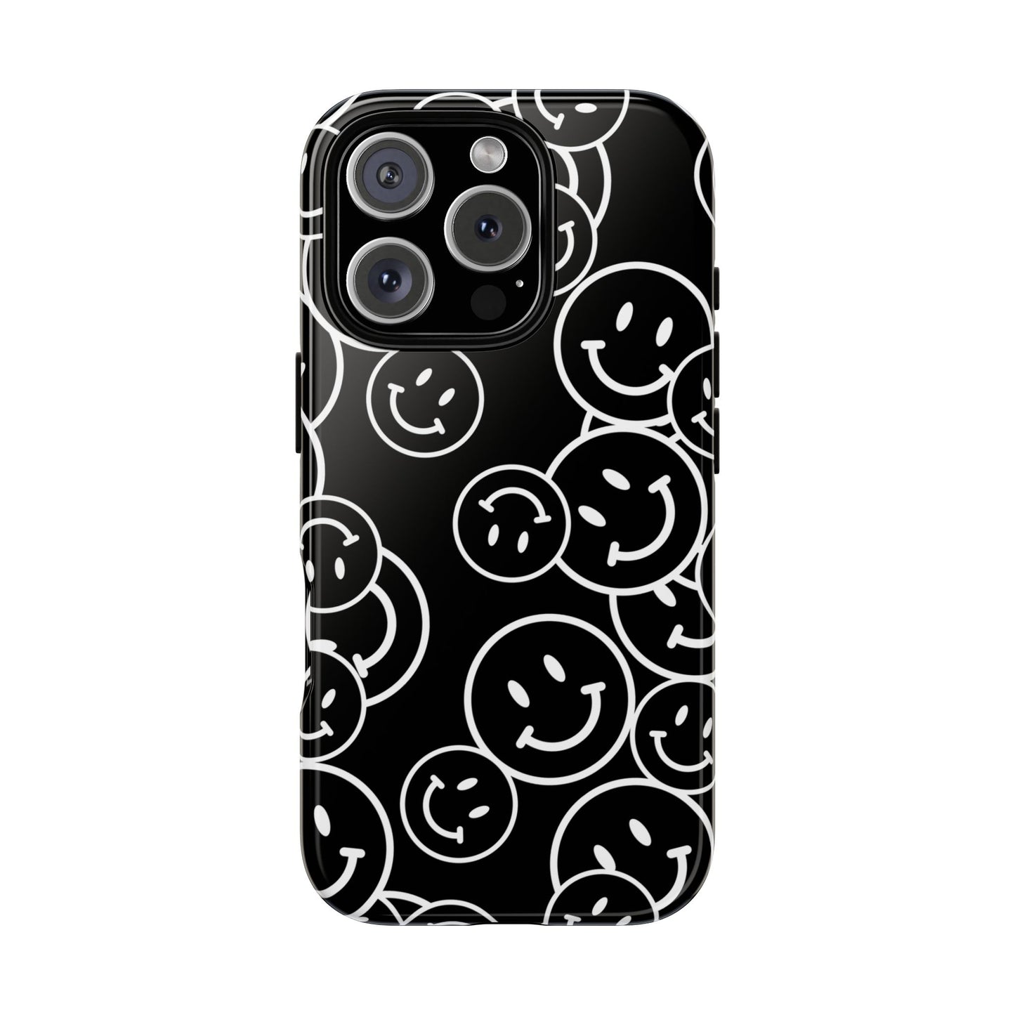Happy Face Pattern Tough Phone Case
