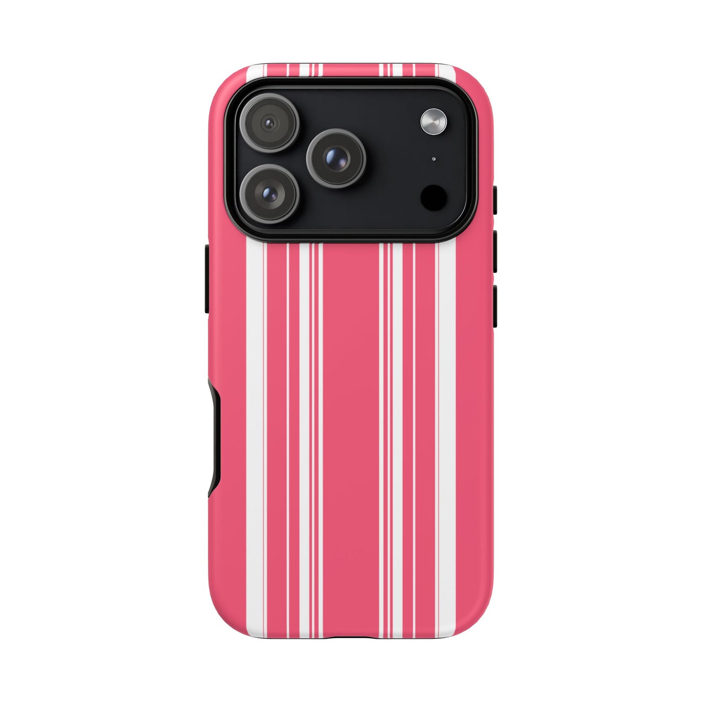 Pink Prep Stripe Tough Phone Case