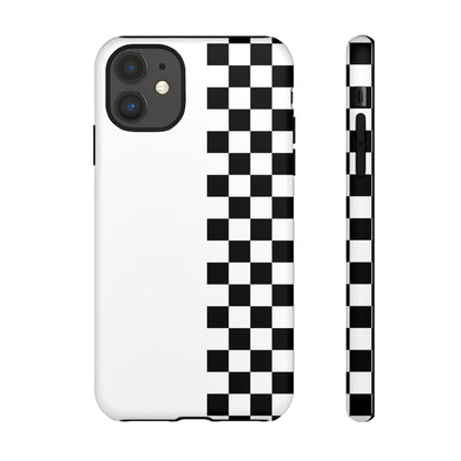 Checker Stripe Tough Phone Case