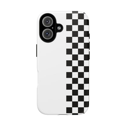 Checker Stripe Tough Phone Case
