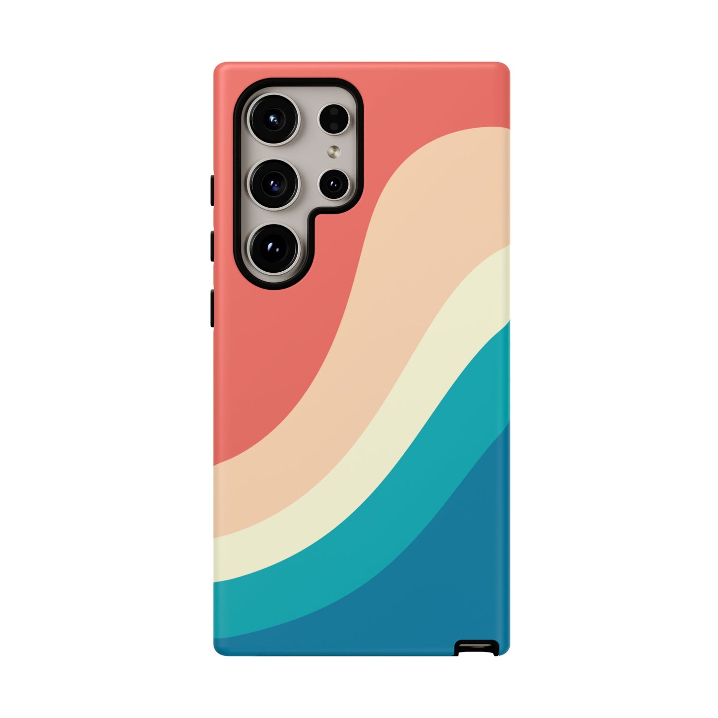 Retro Sunset Wave Tough Phone Case