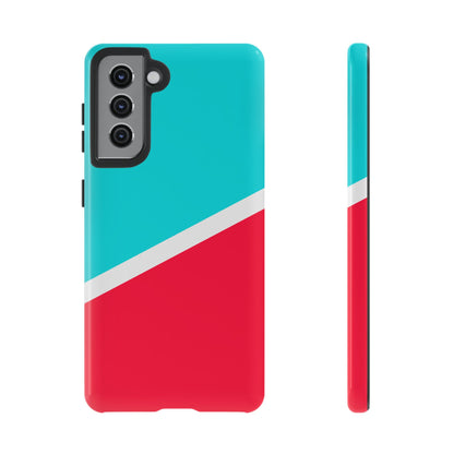 Aqua Pop Colorblock Tough Phone Case