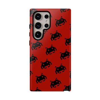 Red Pixel Alien Tough Phone Case