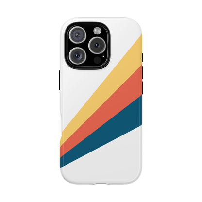 Diagonal Color Stripe Tough Phone Case