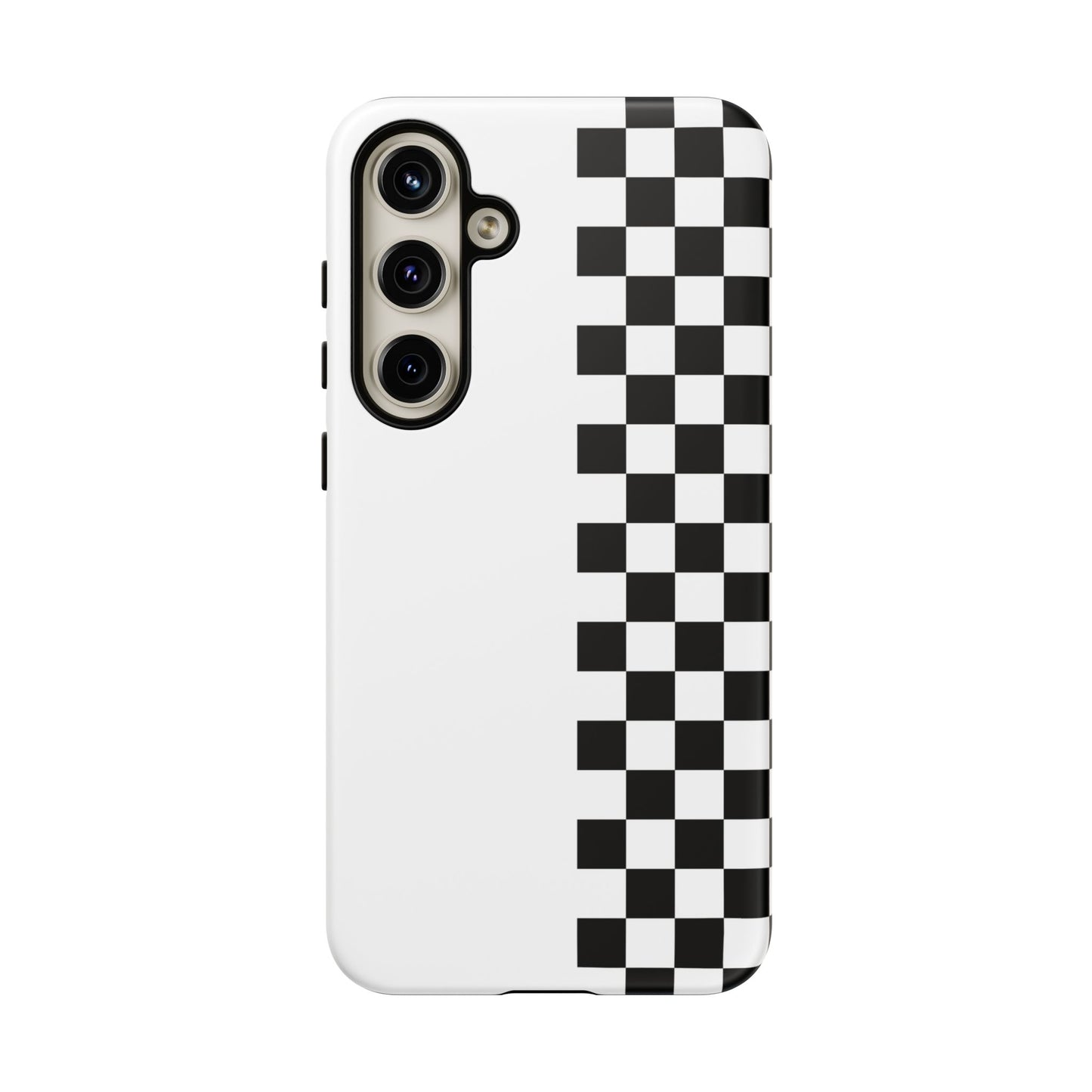 Checker Stripe Tough Phone Case