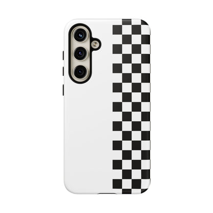 Checker Stripe Tough Phone Case