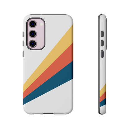 Diagonal Color Stripe Tough Phone Case
