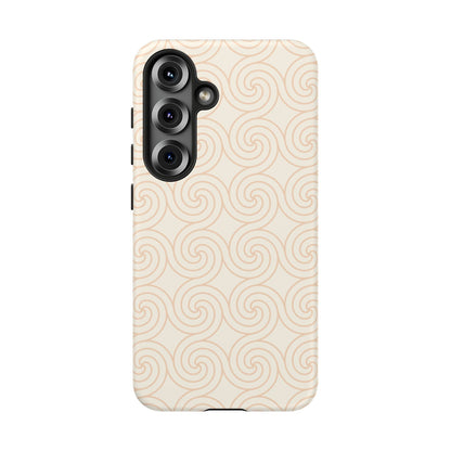 Soft Sand Spiral Tough Phone Case