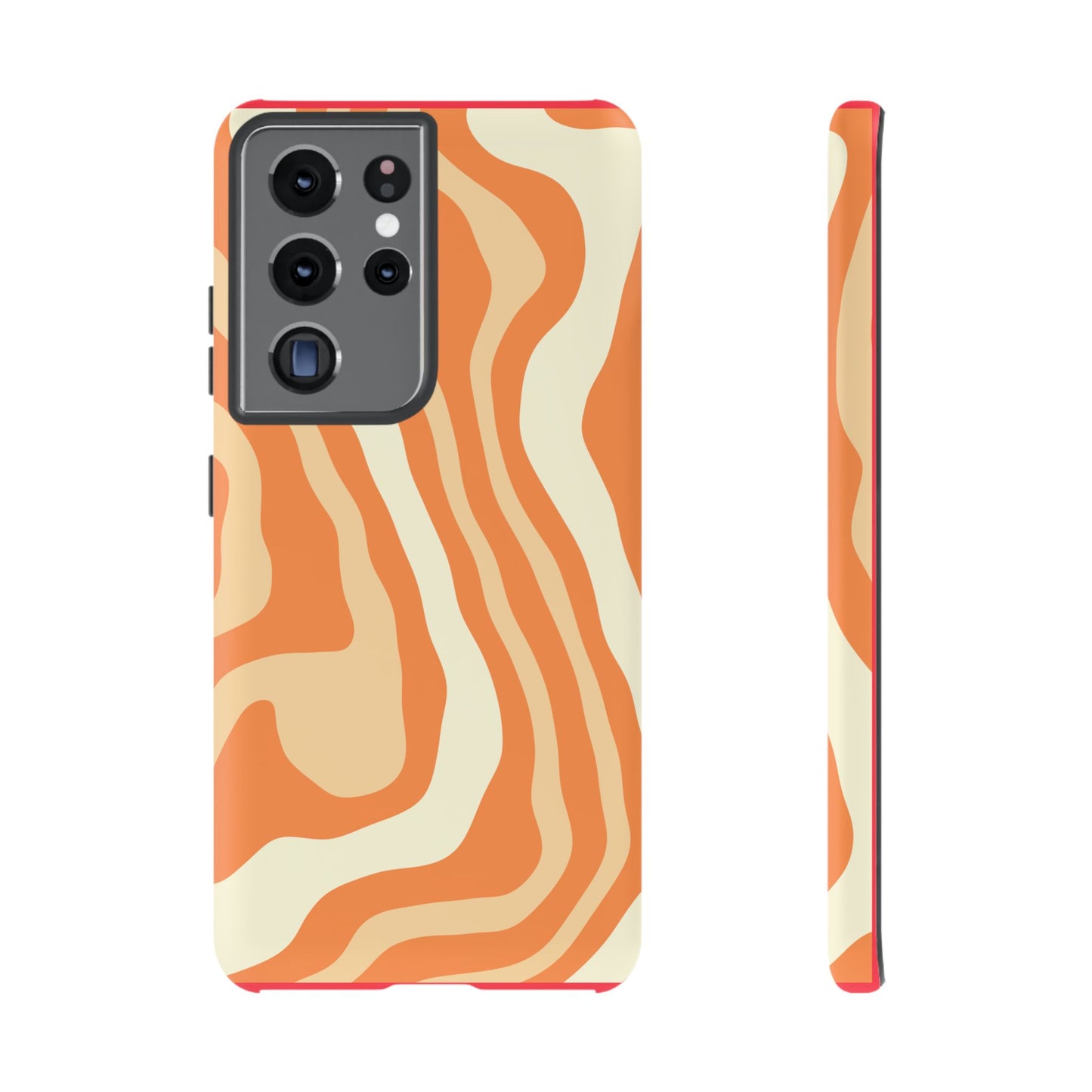 Peach Cream Swirl Tough Phone Case