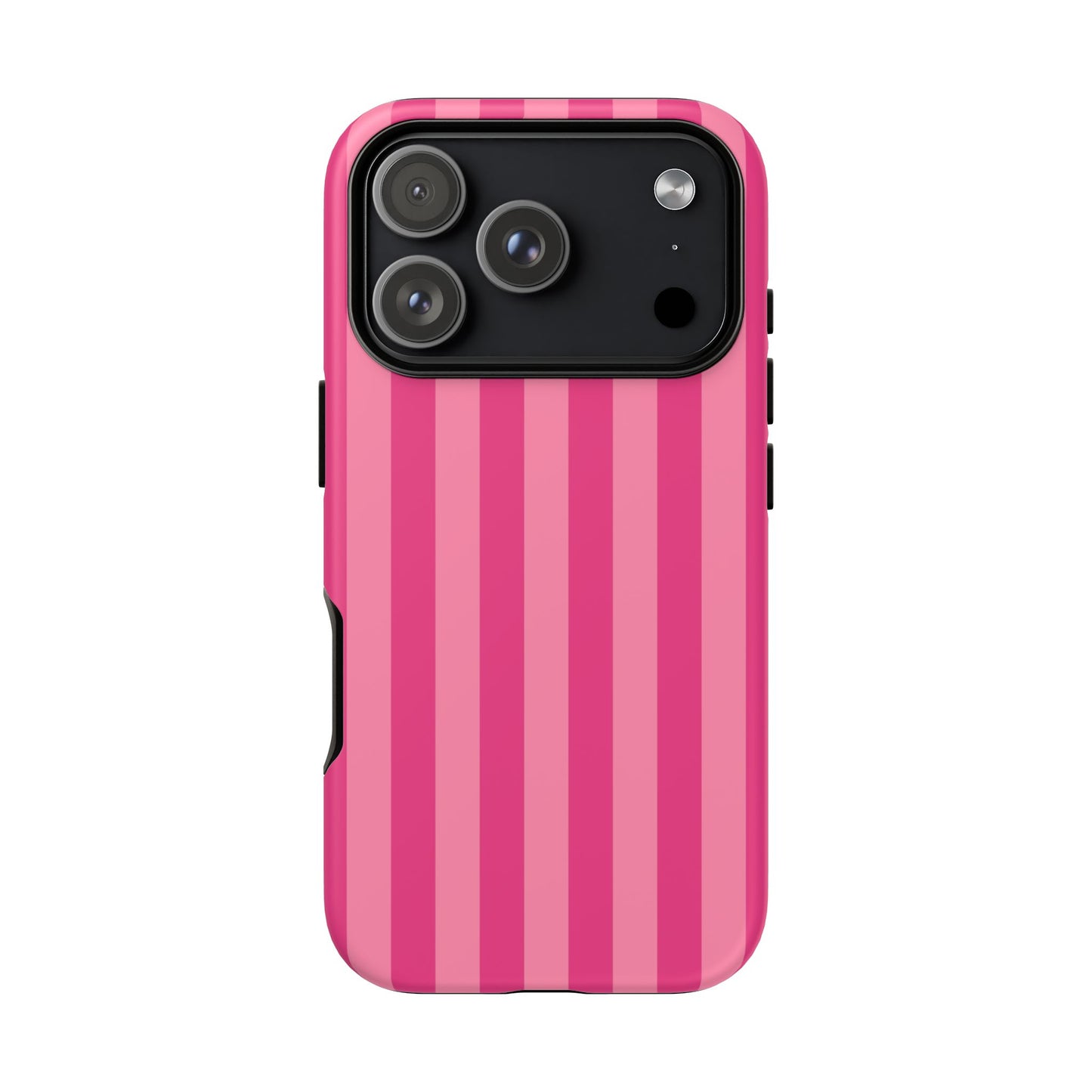 Pink Candy Stripe Tough Phone Case