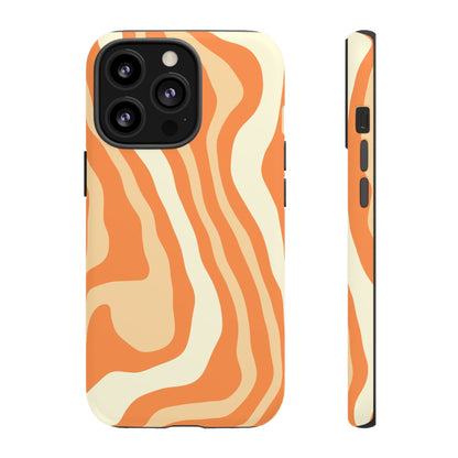 Peach Cream Swirl Tough Phone Case