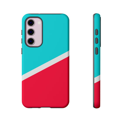 Aqua Pop Colorblock Tough Phone Case