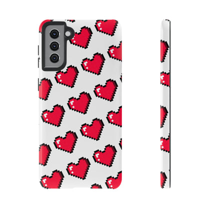 Pixel Heart Tough Phone Case