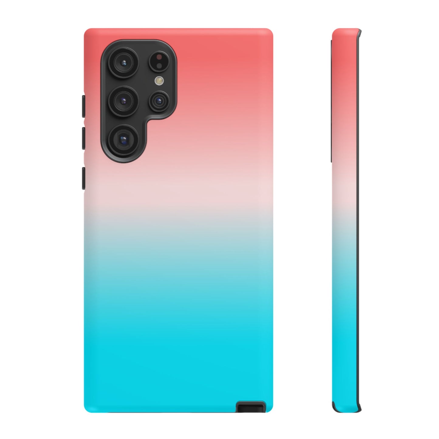 Pink Aqua Gradient Tough Phone Case