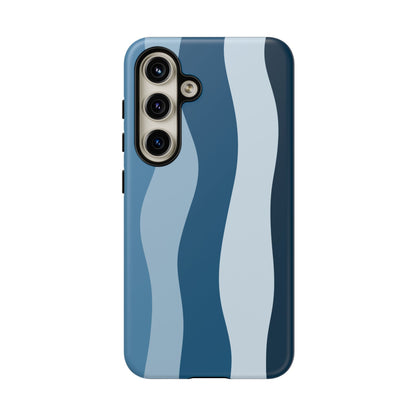 Blue Tide Wave Tough Phone Case