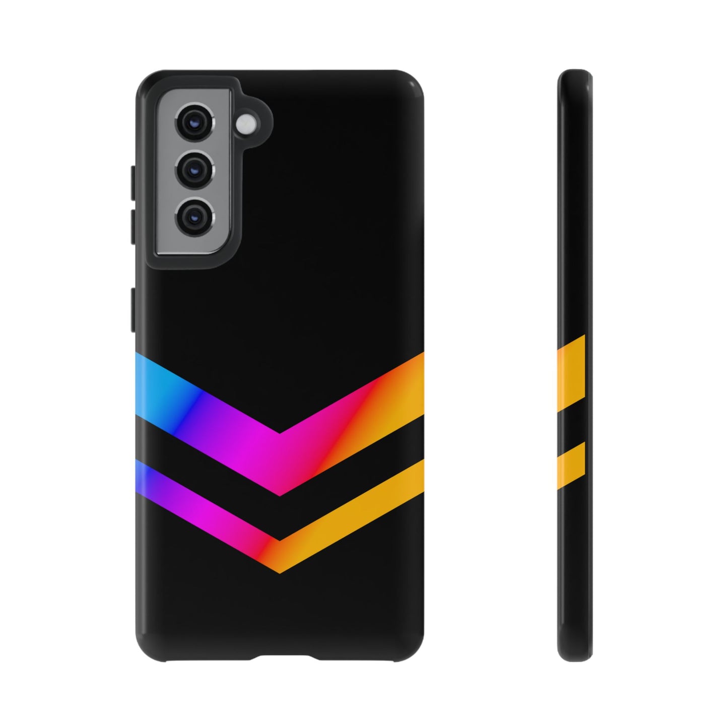 Neon V-Stripe Tough Phone Case