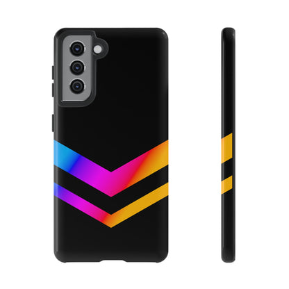 Neon V-Stripe Tough Phone Case