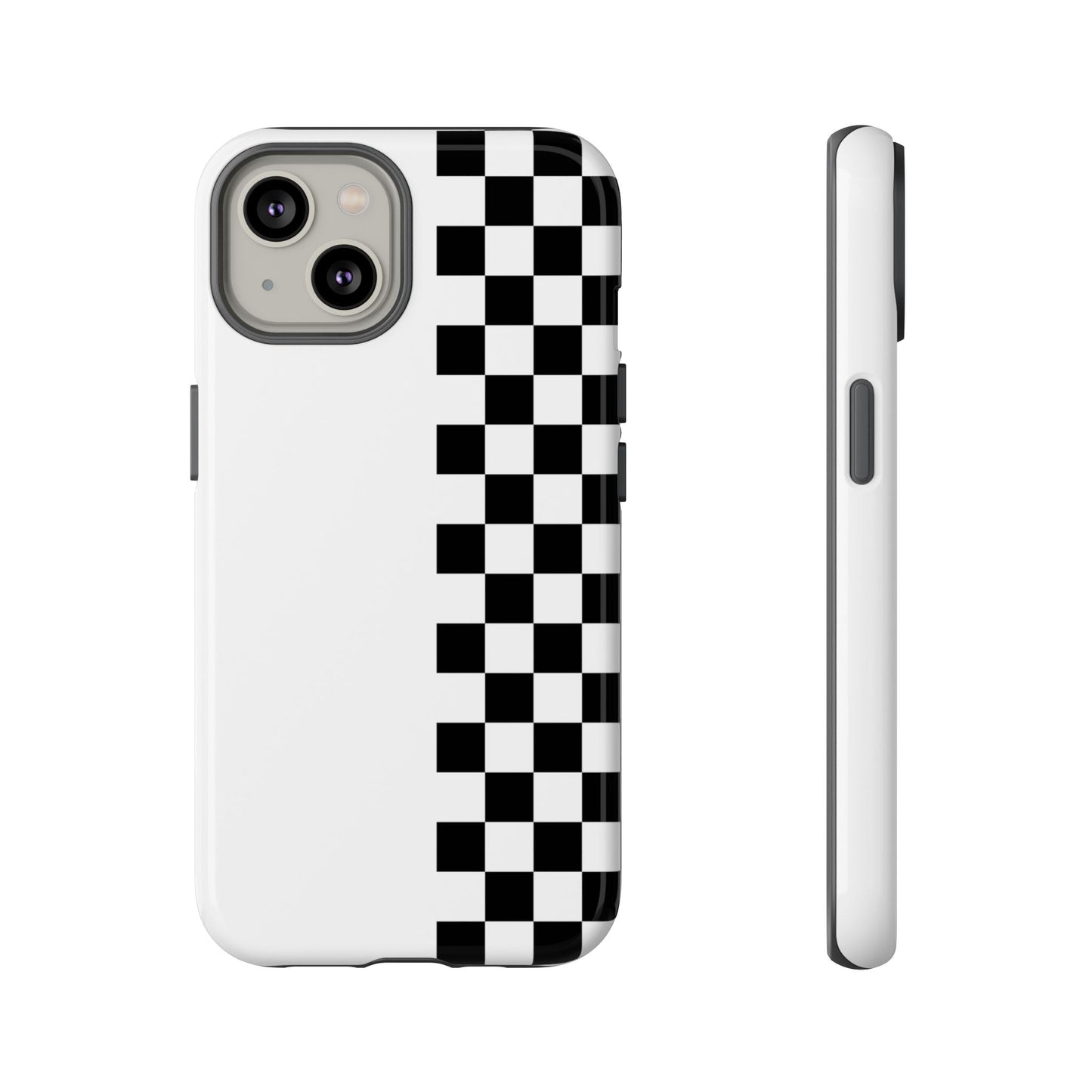 Checker Stripe Tough Phone Case