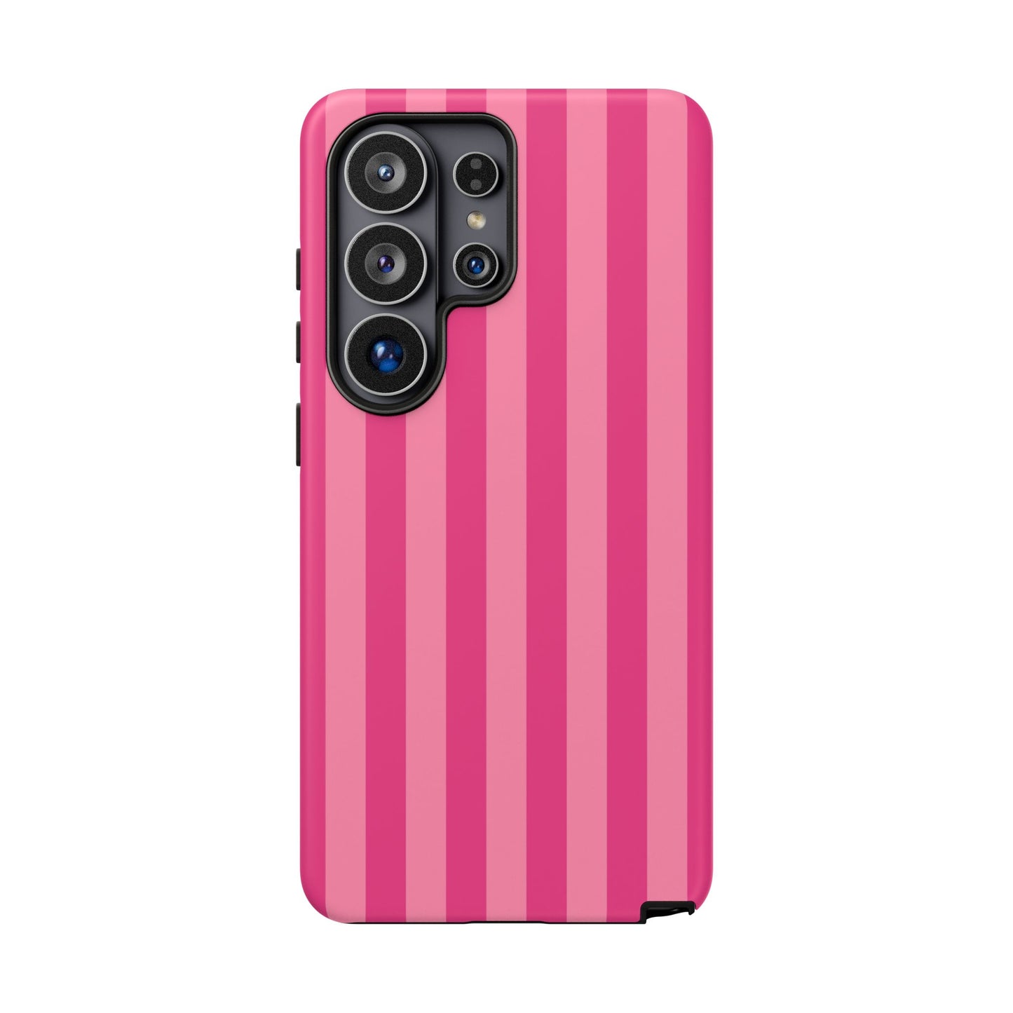 Pink Candy Stripe Tough Phone Case