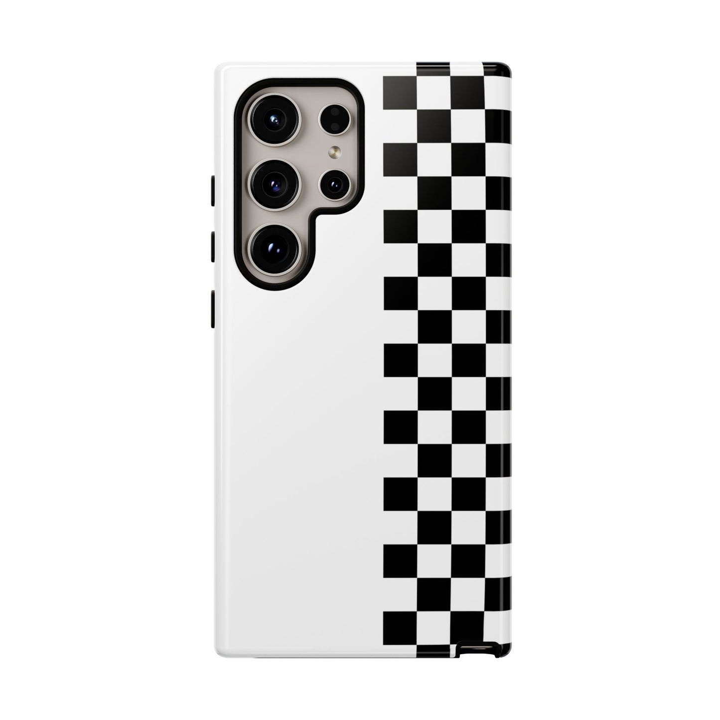 Checker Stripe Tough Phone Case