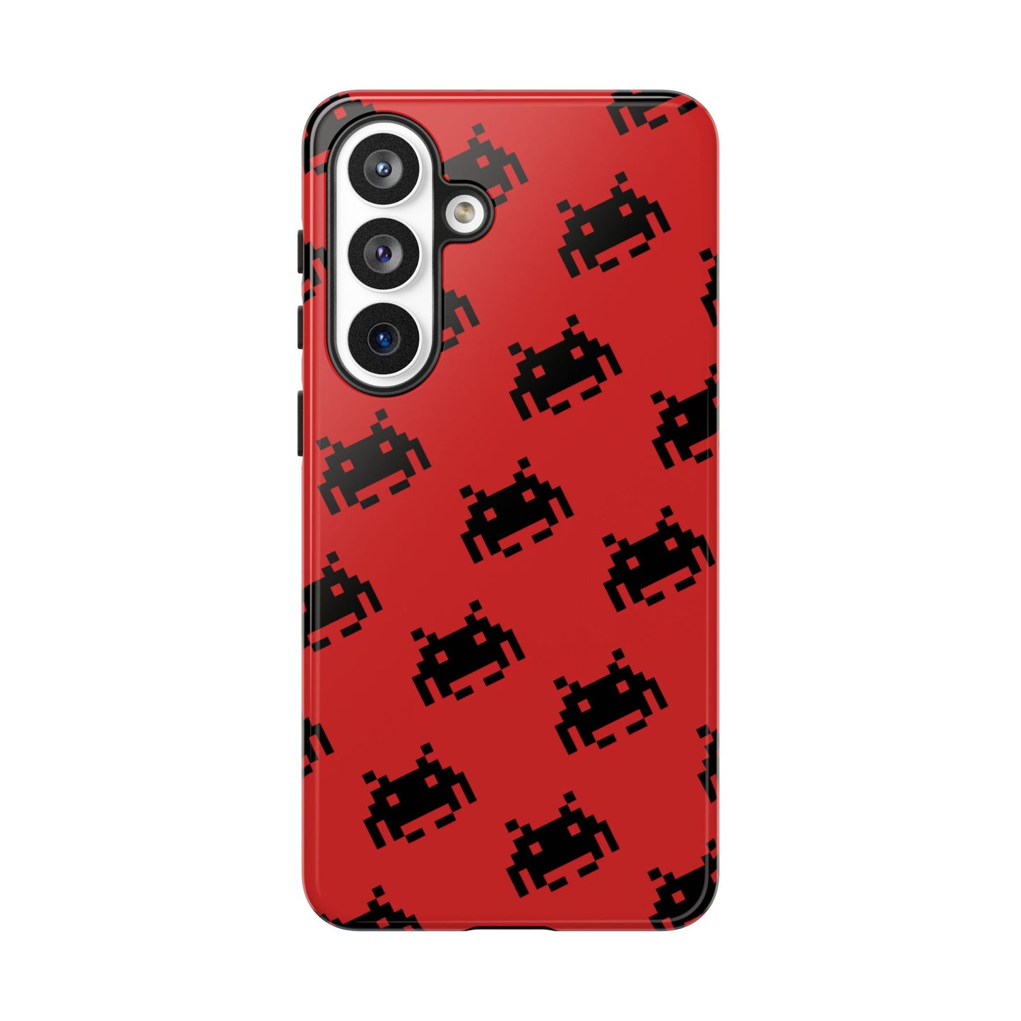 Red Pixel Alien Tough Phone Case