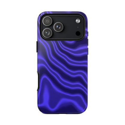 Neon Purple Flow Tough Phone Case
