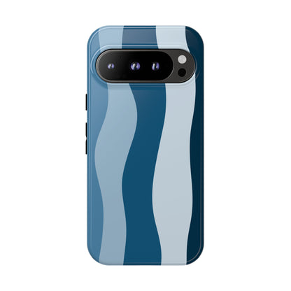 Blue Tide Wave Tough Phone Case