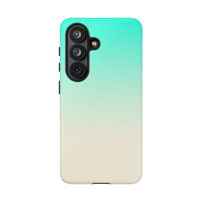 Aqua Cream Gradient Tough Phone Case