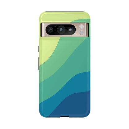 Coastal Green Wave Tough Phone Case