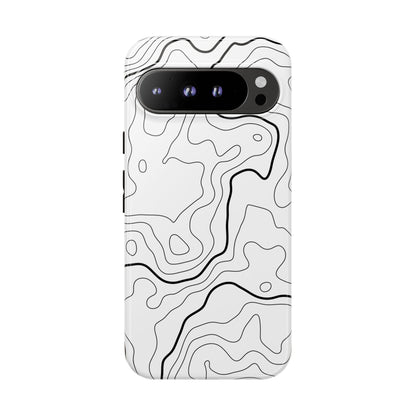 Minimal Topographic Tough Phone Case