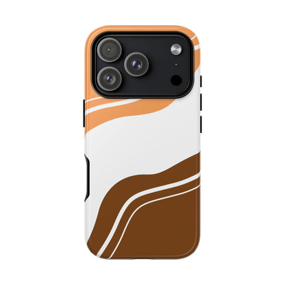 Caramel Cream Wave Tough Phone Case