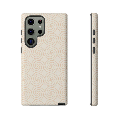 Soft Sand Spiral Tough Phone Case
