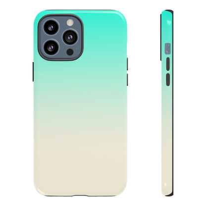 Aqua Cream Gradient Tough Phone Case