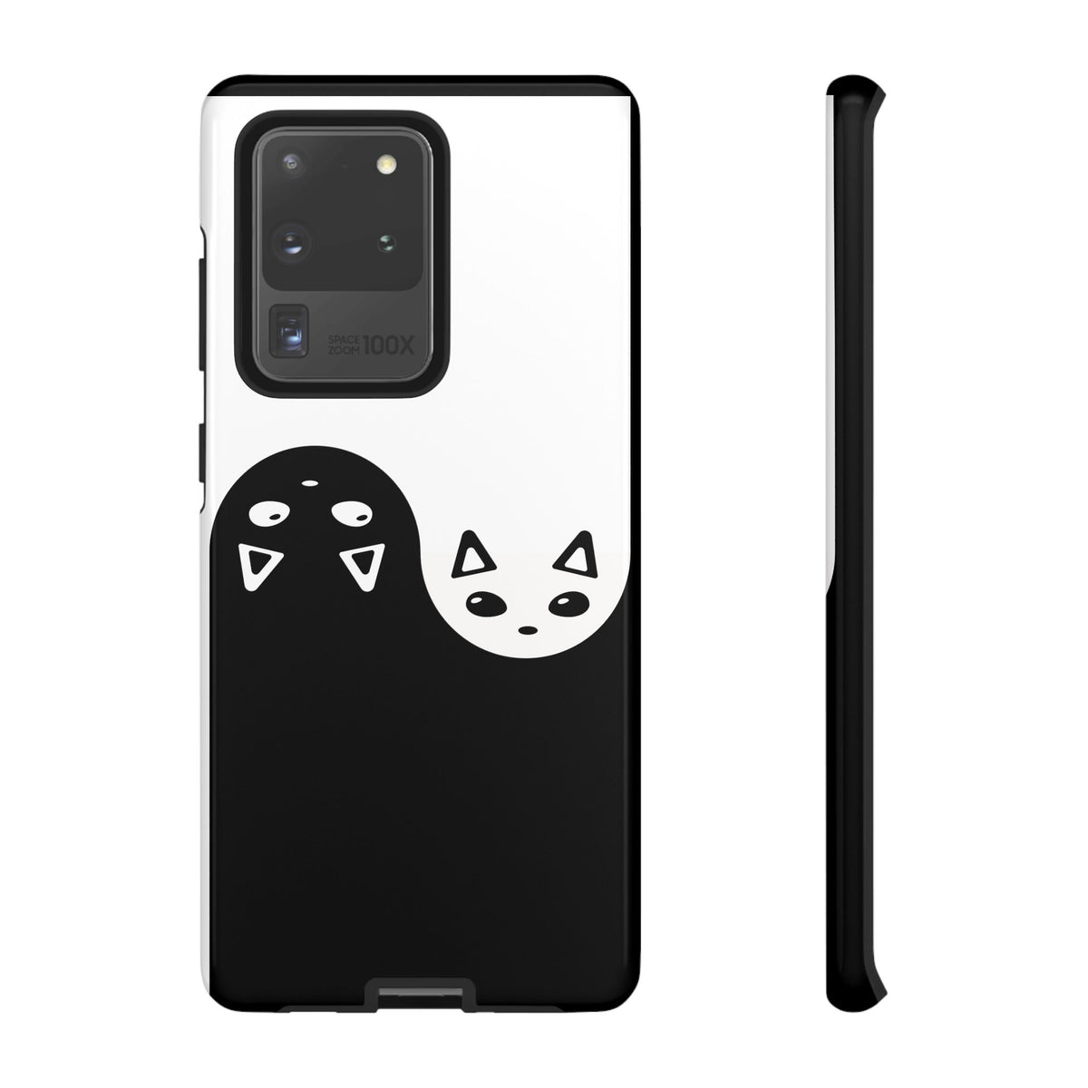 Black And White Yin Yang Cats Tough Phone Case