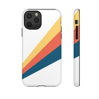 Diagonal Color Stripe Tough Phone Case