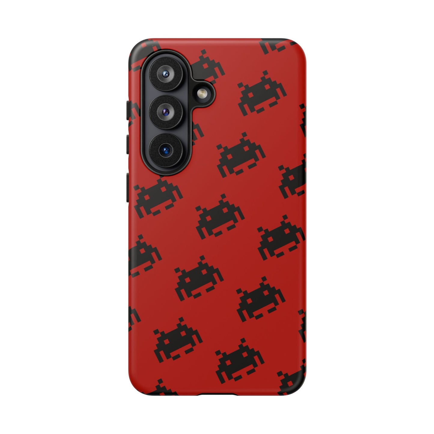 Red Pixel Alien Tough Phone Case