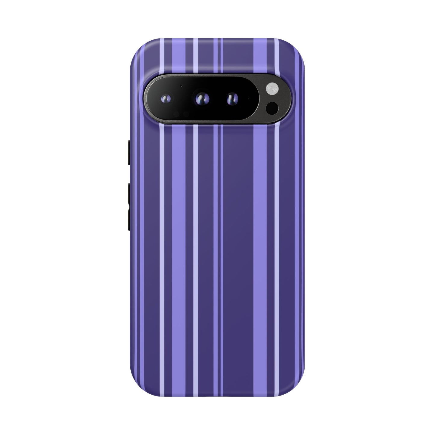 Berry Violet Stripe Tough Phone Case