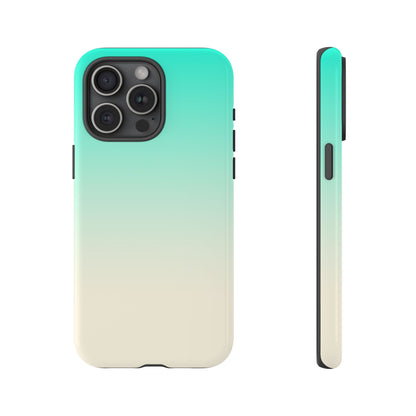 Aqua Cream Gradient Tough Phone Case