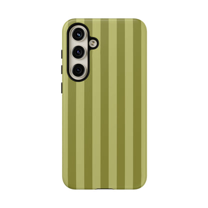Olive Stripe Tough Phone Case