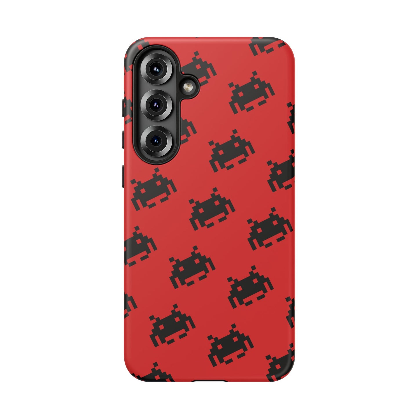 Red Pixel Alien Tough Phone Case