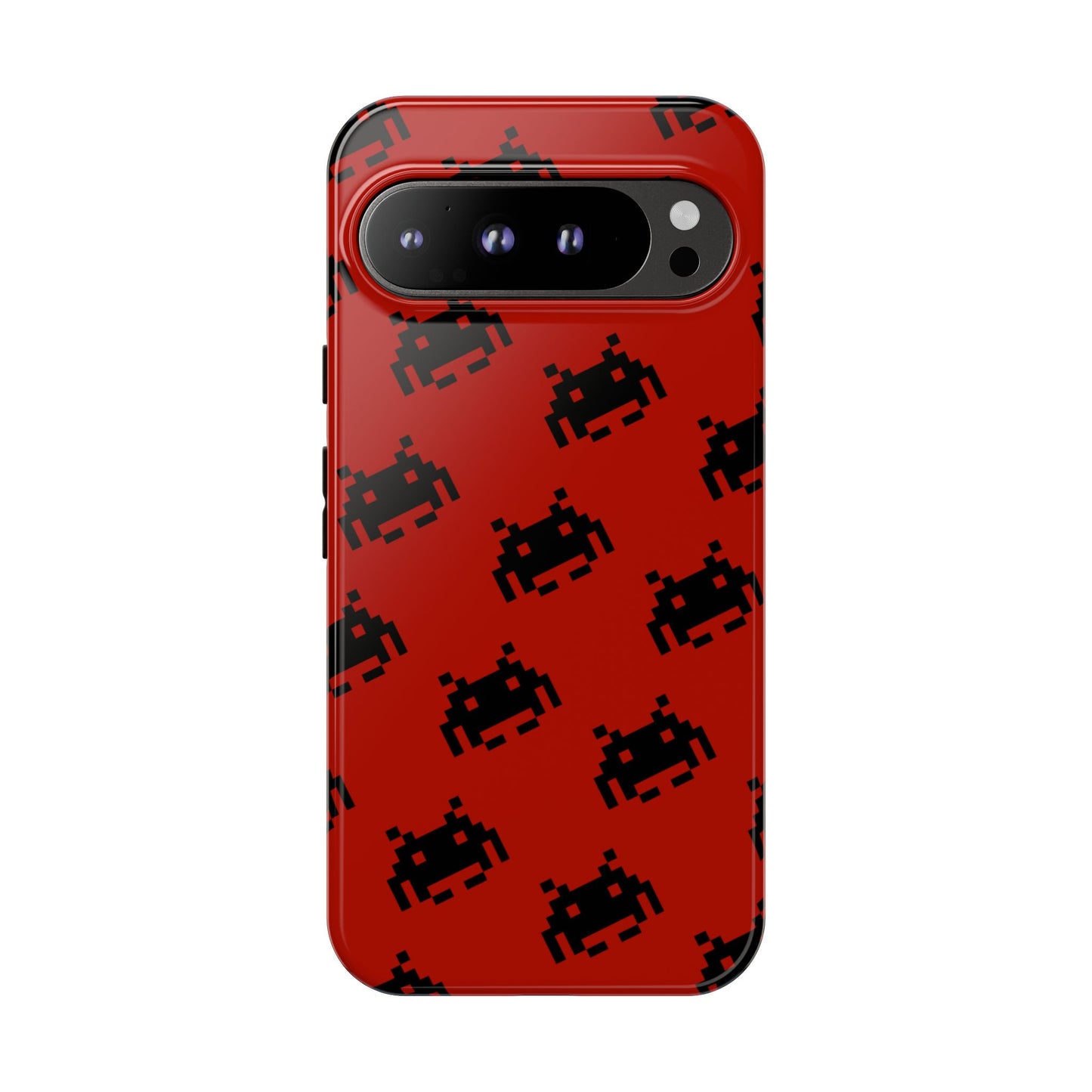 Red Pixel Alien Tough Phone Case