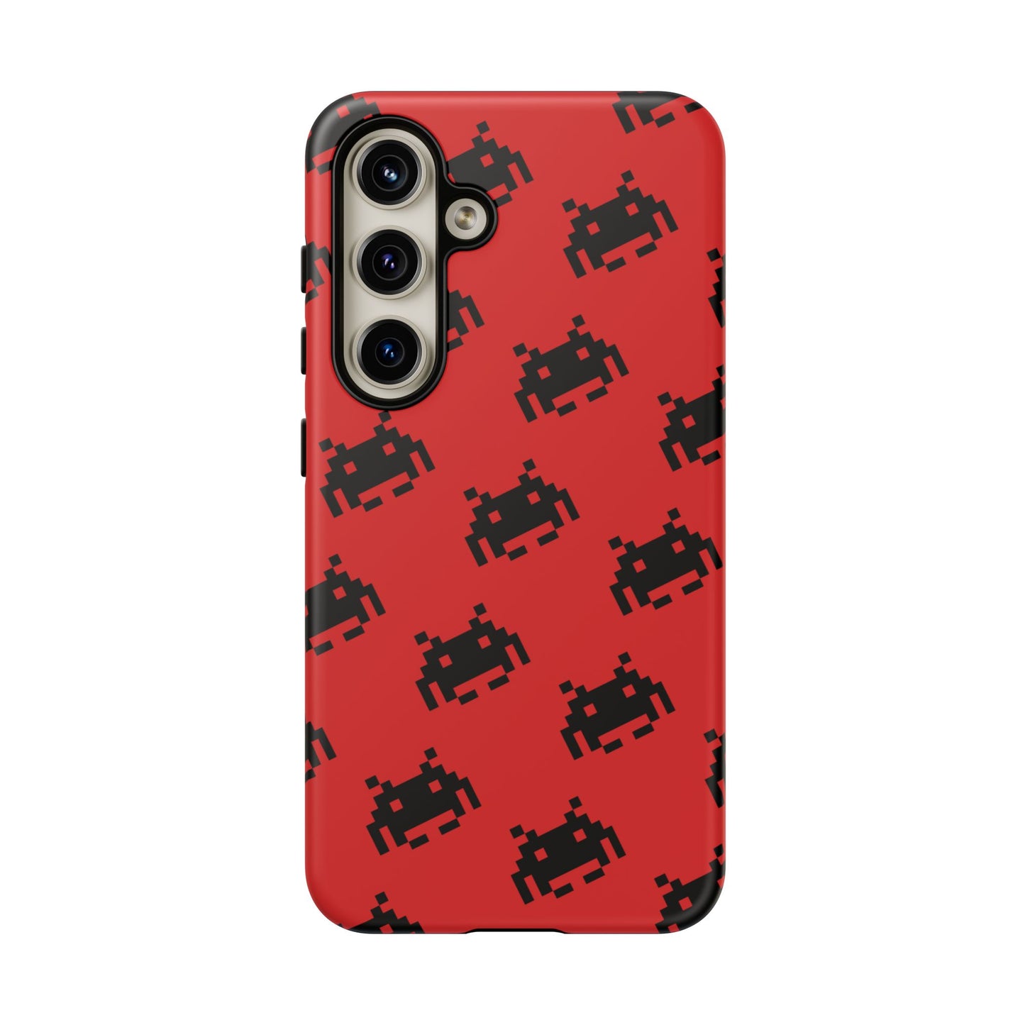 Red Pixel Alien Tough Phone Case