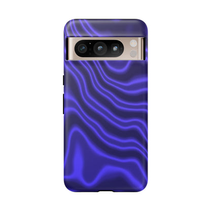 Neon Purple Flow Tough Phone Case