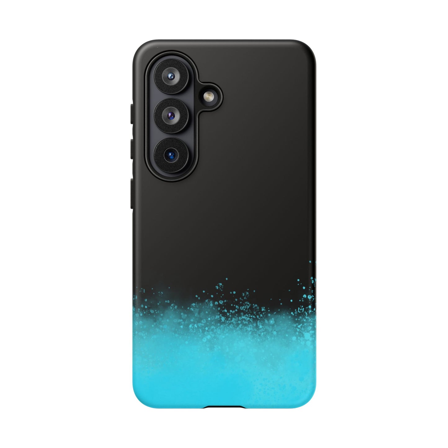 Black Aqua Splash Tough Phone Case